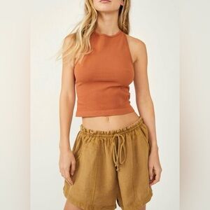 Free people Burnt Orange medium/Large Haley racerback brami.